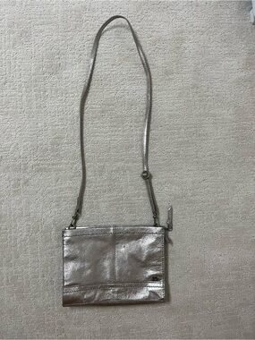 The Sak Metallic leather Crossbody Bag